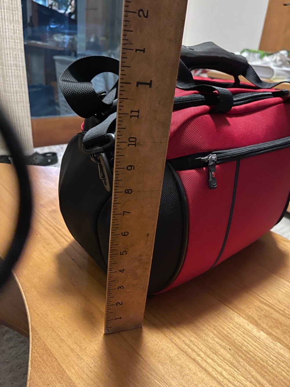 VICTORINOX Red Carry-On Bag w/ Detachable Shoulder Strap - Picture 9 of 9